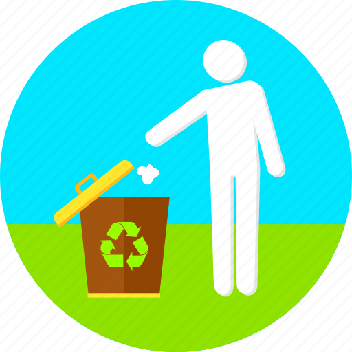 Dustbin, ecology, environment, garbage, non pollution, recycle bin, trash icon - Download on Iconfinder