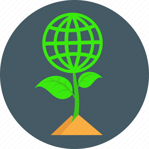 Earth, greenery, bio planet, eco globe, ecology, environment, nature icon - Download on Iconfinder