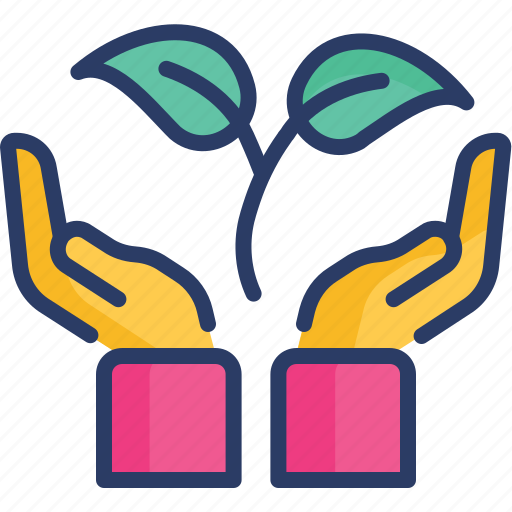 Care, eco, ecology, growth, hands, natur, plant icon - Download on Iconfinder