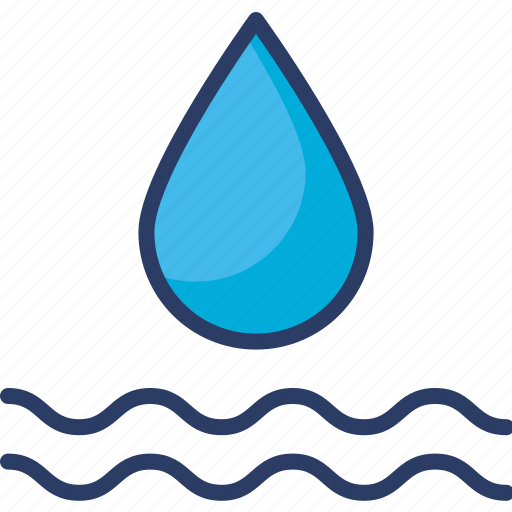 Drop, ecology, liquid, nature, rain, water, wave icon - Download on Iconfinder