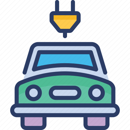 Car, charge, concept, electric, plug, transport, vehicle icon - Download on Iconfinder