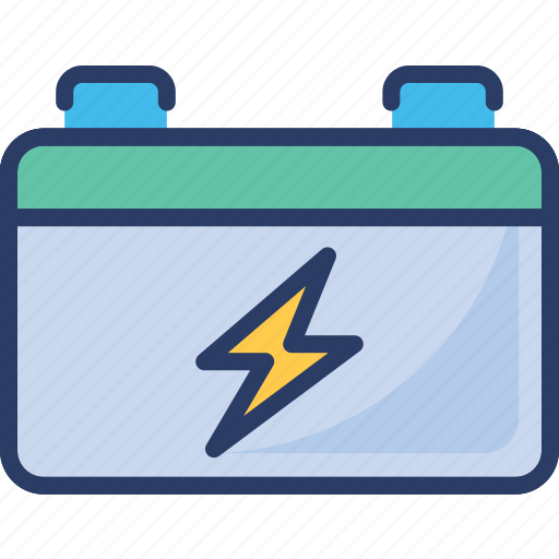 Accumulator, battery, car, electric, energy, power, rechargeable icon - Download on Iconfinder