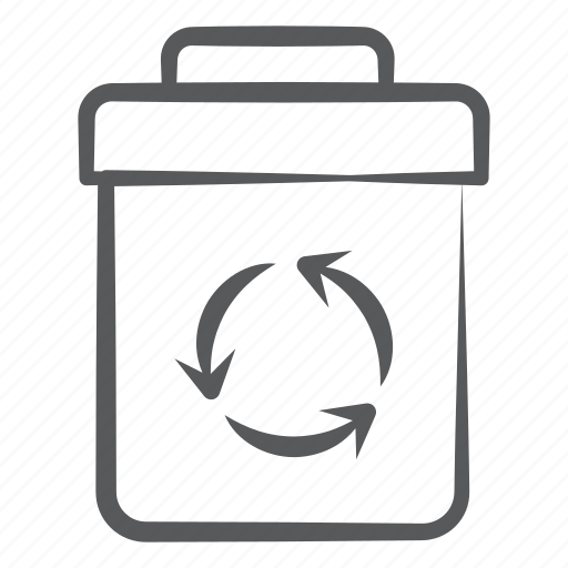 Ecolocy, recycle bin, recycle trash, recycling container, waste bin icon - Download on Iconfinder
