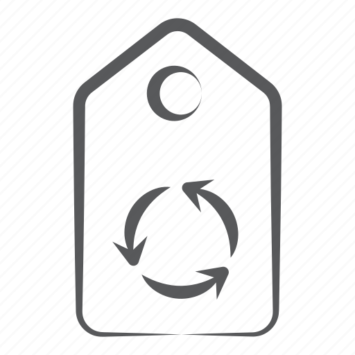 Brand label, eco tag, recycling brandmark, recycling label, sale tag icon - Download on Iconfinder