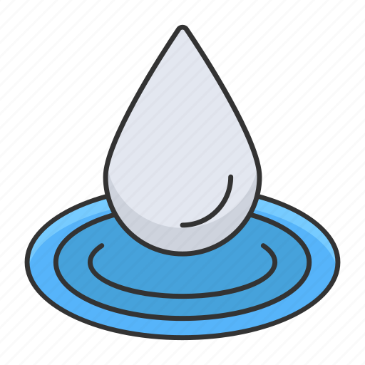 Circles, clean, drop, ecology, liquid, water, waves icon - Download on Iconfinder