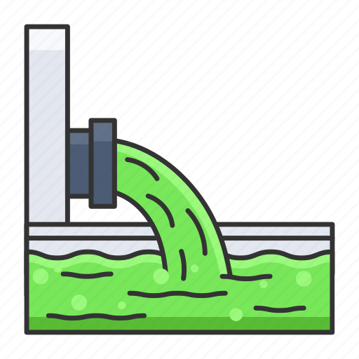 Green, harmful, polluted, sewage, wastage, wastewater, effluent icon - Download on Iconfinder