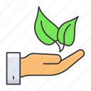 hand, ecology, environmental, save, leaves, leave growth