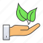 hand, ecology, environmental, save, leaves, leave growth 