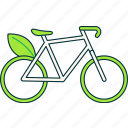 green, bicycle, leaf, saving, energy, environment, ecology, workout