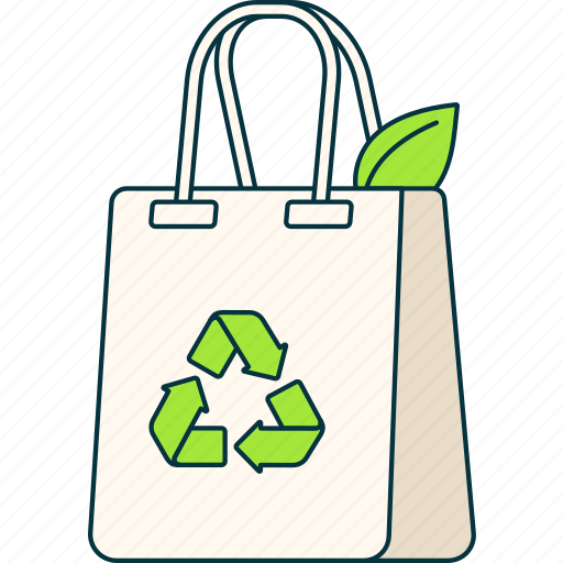 Recyclable, bag, recycle, ecology, environment, biodegradable, nature icon - Download on Iconfinder
