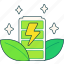 battery, electric, leaf, green, energy, charge, ecology, technology 