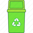 recycle, bin, green, wast, recyling, trash, garbage, ecology
