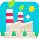 green, factory, industry, ecology, friendly, manufacturing, nature, technology