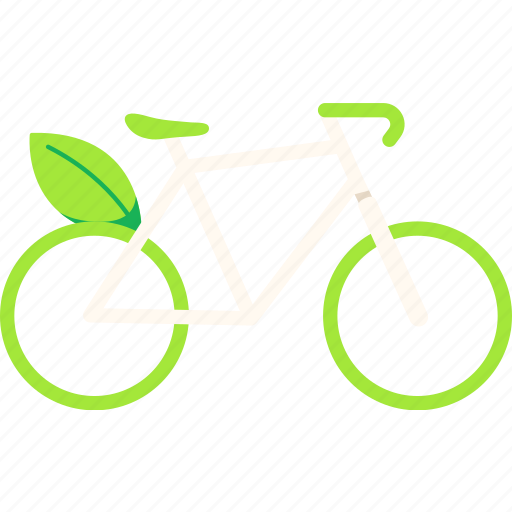 Green, bicycle, leaf, saving, energy, environment, ecology icon - Download on Iconfinder