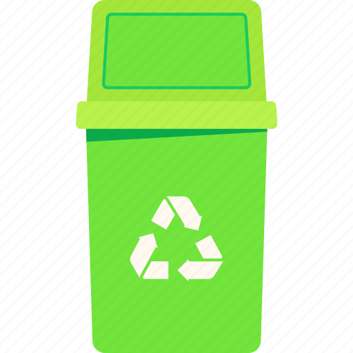 Recycle, bin, green, wast, recyling, trash, garbage icon - Download on Iconfinder