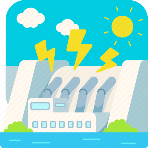 Dam, industry, natural, electric, energy, technology, environment icon - Download on Iconfinder
