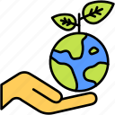 earth, ecology, hand, save, sustainability