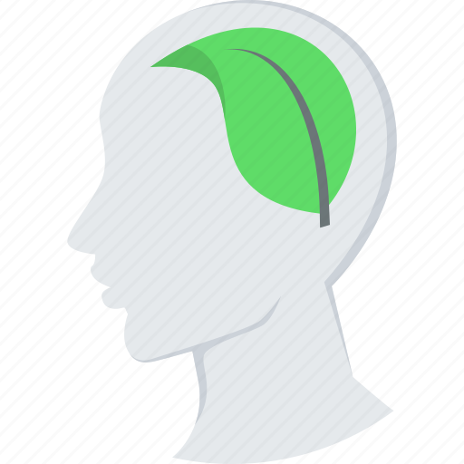 Green, think, eco, ecology, environment, mind icon - Download on Iconfinder