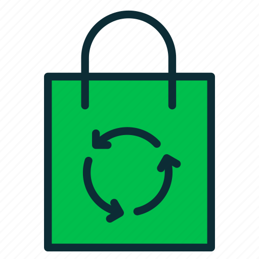 Bag, eco, ecology, recycle, reusable icon - Download on Iconfinder