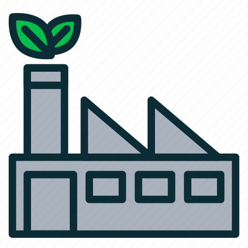Eco, ecology, factory, green, industry icon - Download on Iconfinder