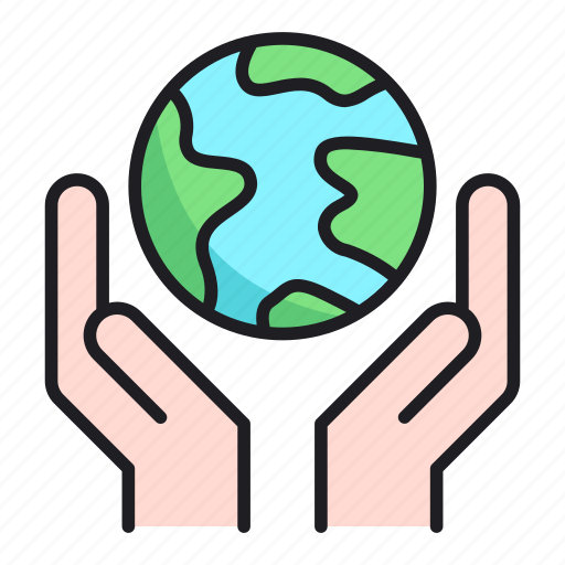 Care, hand, save, world icon - Download on Iconfinder