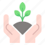 hand, nature, plant 