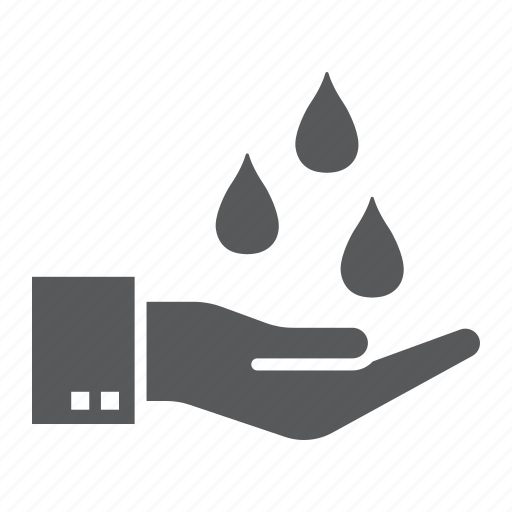 Care, drop, ecology, hand, purfied, save, water icon - Download on Iconfinder