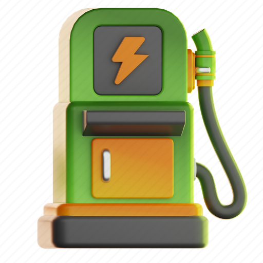 Car, charging, station, charge, battery, petrol, transport 3D illustration - Download on Iconfinder