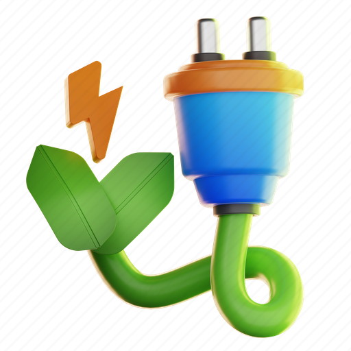 Green, energy, charge, battery, eco, electricity, electric 3D illustration - Download on Iconfinder
