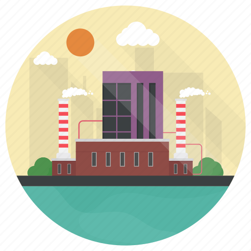 Air pollution, ecological industry, environmental industry, factory, recycling industry icon - Download on Iconfinder