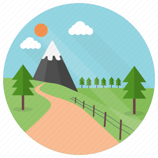 Landscape, nature, nature landscape, nature scenery, rural area icon - Download on Iconfinder