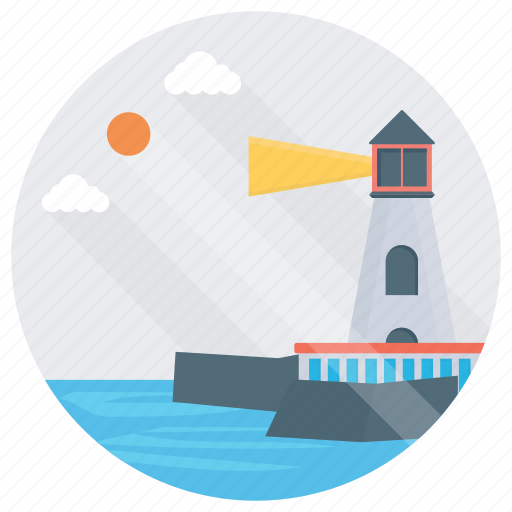 Beacon, lighthouse, lighthouse landscape, lighthouse scenery, seascape icon - Download on Iconfinder