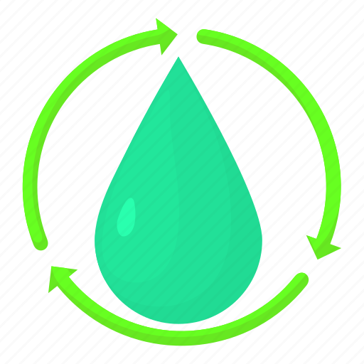 Cartoon, drop, droplet, eco, environment, nature, water icon - Download on Iconfinder
