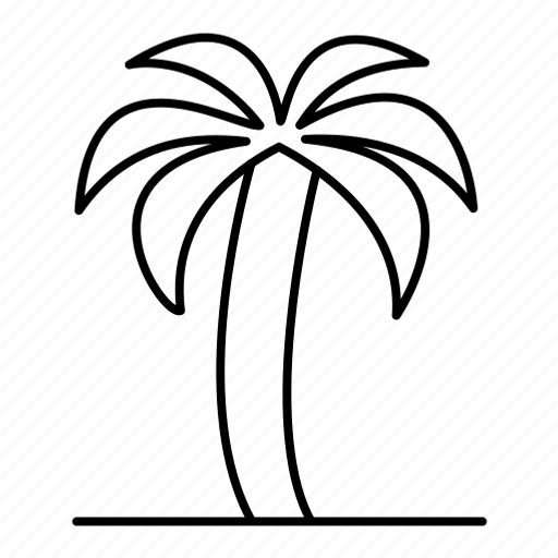Plam, plant, tree, beach, ecology icon - Download on Iconfinder