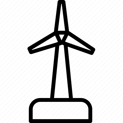 Mill, turbine, wind, windmill icon - Download on Iconfinder