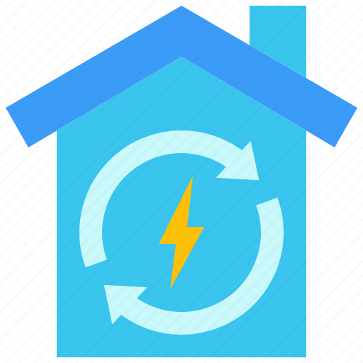 Ecology, environment, electric, eco, house icon - Download on Iconfinder