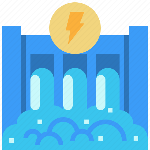 Ecology, hydropower, hydroelectricity, renewable energy icon - Download on Iconfinder