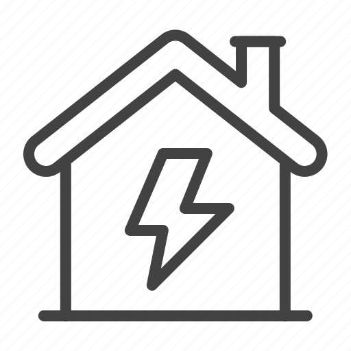 Electric, electricity, energy, home, house, power icon - Download on Iconfinder