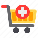cart, shopping, buy, add cart, add, trolley, commerce
