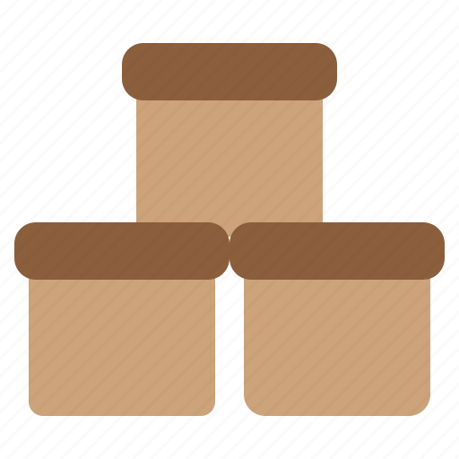 Shipping, stock, boxes, box, gift, package, commerce icon - Download on Iconfinder