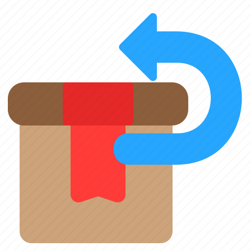 Return, arrow, box, package, back, delivery, commerce icon - Download on Iconfinder