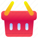 shopping, basket, container