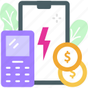 mobile, mobile app, payment, recharge