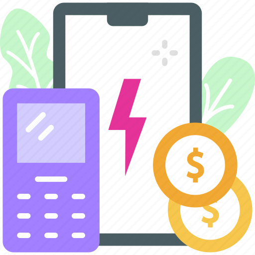 Internet banking, mobile, mobile payment, recharge icon - Download on Iconfinder