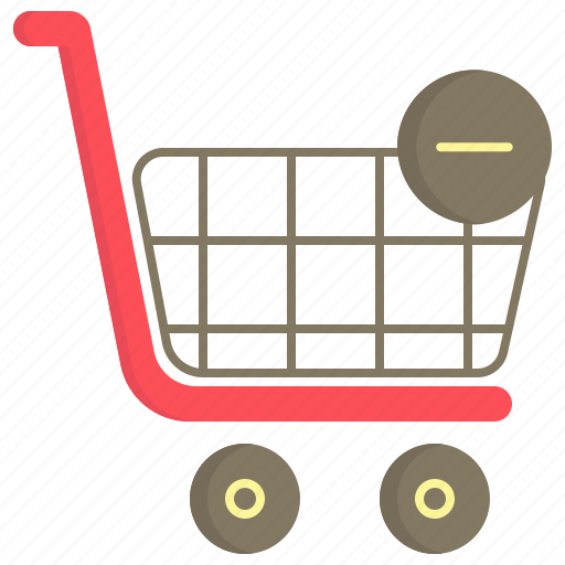 Basket, minus, shopping, shop, ecommerce, cart icon - Download on Iconfinder