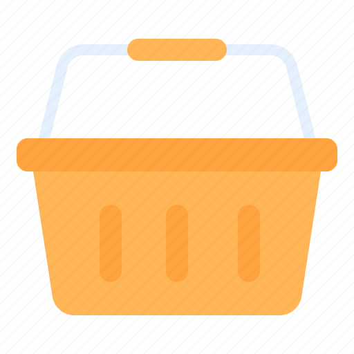 Shopping basket, shopping, basket, container, shop, commerce, ecommerce icon - Download on Iconfinder