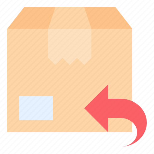 Return, exchange, box, package, cardboard, delivery, arrow icon - Download on Iconfinder