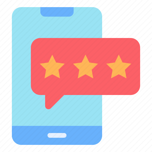 Rating, review, feedback, star, smartphone, mobile phone, ecommerce icon - Download on Iconfinder