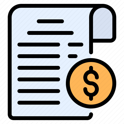 Invoice, bill, billing, receipt, payment, ticket, ecommerce icon - Download on Iconfinder