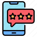 rating, review, feedback, star, smartphone, mobile phone, ecommerce